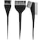 FITTO 4 Pieces Hair Dye Brush Kit &ndash; Professional Black Hair Coloring Brushes with Flexible Bristles, Ideal for DIY Home Salon Use, Precision Application, and Easy Clean-Up
