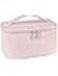 FITTO Pink Makeup Bag, Large Capacity Travel Cosmetic Bag, Portable Toiletry Organizer for Women, Waterproof Storage Pouch with Compartments, Durable and Lightweight Vanity Case,Assorted Colors