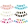 FITTO Candy Bar Fishtail String Flag Pink Golden Banner Wedding Decorative for DIY Making, Kids, Women's & Men's Birthday Party Decor Tools