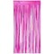 FITTO 1 Pack 1x2M Pink Metallic Foil Tinsel Fringe Curtain Backdrop-Perfect for Birthday,Wedding, Bachelorette, Anniversary Decorations-Shiny Curtain for Events & Celebrations assorted