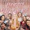 FITTO 1 Pack 1x2M Pink Metallic Foil Tinsel Fringe Curtain Backdrop-Perfect for Birthday,Wedding, Bachelorette, Anniversary Decorations-Shiny Curtain for Events & Celebrations assorted