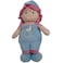 Fitto Blue Doll with Pink Hair Collectible Figurine for Kids Playroom Decor