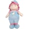 Fitto Blue Doll with Pink Hair Collectible Figurine for Kids Playroom Decor