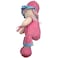 Fitto Light Pink Doll with Pink Hair for Kids