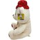 Fitto White & Red Teddy Bear with Cap 35cm