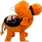 Fitto Orange Camel 20cm Figurine – Unique Desert Animal Sculpture for Home Décor