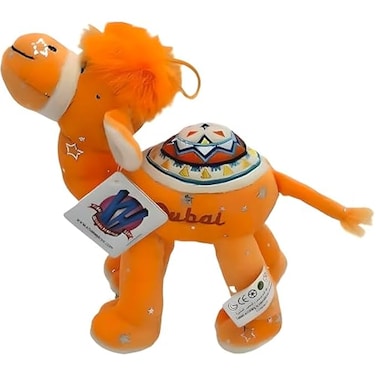 Fitto Orange Camel 20 cm Figurine - Decorative Camel Sculpture for Home, Office, Living Room