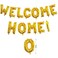 Fitto 40cm Welcome Home Letter Balloons &ndash; Gold Alphabet Foil Mylar for Welcome Party, Home &amp; Event Decoration, UAE