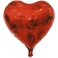 Fitto Foil Heart Balloon 18 Inch - Heart Rose Party Decoration for Birthday, Wedding, Special Event