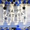 Fitto Matte Blue Latex Balloons 12 Inch 50 Pieces - Non-Toxic Durable Party Balloons for Weddings, Birthdays, Baby Showers, Special Occasions