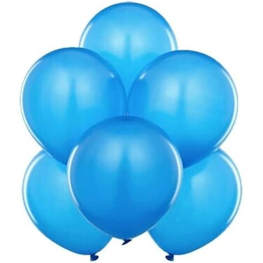 Fitto Matte Blue Latex Balloons 12 Inch 50 Pieces - Non-Toxic Durable Party Balloons for Weddings, Birthdays, Baby Showers, Special Occasions