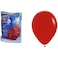 Fitto Latex Party Standard Balloons 100 Pcs 12 Inch Red for Weddings, Birthdays, Special Occasions – Bulk Latex Party Supply, Event Decor