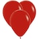 Fitto Latex Party Standard Balloons 100 Pcs 12 Inch Red for Weddings, Birthdays, Special Occasions – Bulk Latex Party Supply, Event Decor