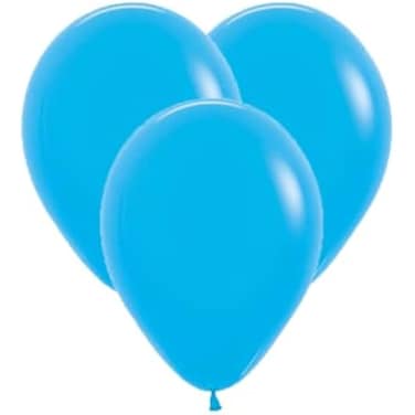 Fitto Latex Party Balloons 100 Pcs 12 Inch Light Blue - Wedding, Birthday & Special Occasion Decor