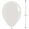 Fitto Latex Party Balloons 100 Pcs 12 Inch for Weddings, Birthdays &amp; Events, Light White, Amazon.ae Event Decor