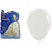 Fitto Latex Party Balloons 100 Pcs 12 Inch for Weddings, Birthdays &amp; Events, Light White, Amazon.ae Event Decor