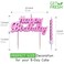Fitto Pink Birthday Cake Candles Set &ndash; 10 Spiral Candles &amp; Happy Birthday Cake Topper for Kids Parties, Decoration, and Birthday Celebration
