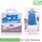 Fitto Blue Birthday Cake Candles Set, 10-Pack Spiral & Happy Birthday Letter Candles for Cake & Party Decoration