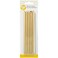 Fitto 6Pcs Long Thin Birthday Cake Candles with Stand - Gold, Celebration Party Candle, Housewarming, Anniversary Candle for Cakes, 13cm