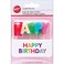 Fitto Happy Birthday Rainbow Candles for Cake Decoration, Party Supplies, Birthday Cake Picks