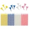 Fitto Birthday Candles 24 pcs + 12 Holders   Numeric Cake Candles & Holders for Birthday Party, Celebration, Party Supplies