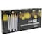 Fitto Battery Operated Plastic LED Candles 25 cm Beige – Flameless, Safe, Decorative & Long Lasting, pack of 12pcs