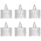 Fitto 6 Pcs Flameless LED Candles, Decorative Tealight for Home D&eacute;cor, Warm White Battery Operated Indoor Ambiance Lights