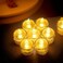 Fitto 6 Pcs Flameless LED Candles, Decorative Tealight for Home D&eacute;cor, Warm White Battery Operated Indoor Ambiance Lights