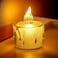 Fitto 6 Pcs Flameless LED Candles, Decorative Tealight for Home D&eacute;cor, Warm White Battery Operated Indoor Ambiance Lights