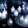 Fitto 12 Pcs Flameless Tea Light Candles Battery Operated Cool White LED Decorative Safety Candles for Home, Wedding, Events