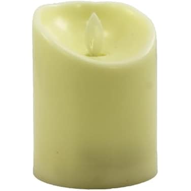 Fitto LED Plastic Candle &ndash; Warm Soft Glow Battery Operated Decorative Light for Home, Bedroom, Party &amp; Holiday D&eacute;cor, 7.5x10cm