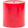 Fitto Pillar Candle Red Unscented 3 Piece Set 5x5cm for Home Decor, Weddings, Events &amp; Relaxation