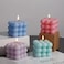 Fitto Blue Bubble Candle 5x6x5.3cm &ndash; Trendy Home D&eacute;cor &amp; Relaxation Candle for Gifts