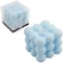 Fitto Blue Bubble Candle 5x6x5.3cm &ndash; Trendy Home D&eacute;cor &amp; Relaxation Candle for Gifts