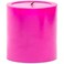 Fitto Pillar Candle Unscented, Long Burning, Smokeless White Wax Candle for Home Decor, Weddings, Events - PINK CLR, 5X5 CM
