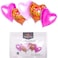 Fitto 18 Inch I Love You Foil Balloon Set for Parties &amp; Celebrations, pack of 5