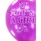 Fitto It's a Girl 12 Inch Balloons Pack of 6 Pink Party Decorations