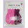 Fitto It's a Girl 12 Inch Balloons Pack of 6 Pink Party Decorations