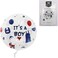 Fitto It's a boy Boy Blue Transparent Balloon 45cm
