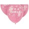 Fitto It's a Girl Balloons 12 Inch 12 Pcs Per Card - Baby Shower, Birthday, Gender Reveal Decor