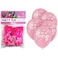 Fitto It's a Girl Balloons 12 Inch 12 Pcs Per Card - Baby Shower, Birthday, Gender Reveal Decor