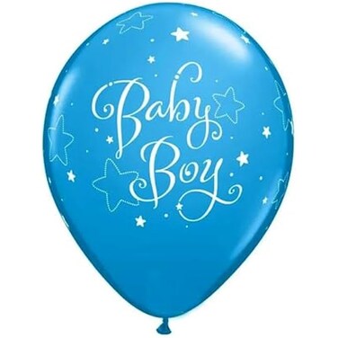 Fitto Baby Boy Balloons 12 Inch 12 Pcs Per Card – Party, Birthday, Kids Room Decor