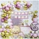 Fitto It's a Girl Balloon Card Pink Birthday Card for Girls