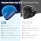 Fitto Swimming Cap with Zipper, Assorted Color &ndash; Quick Dry, Chlorine, UV &amp; Water Resistant Swim Cap for Adults &amp; Kids