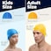 Fitto Swimming Cap with Zipper, Assorted Color &ndash; Quick Dry, Chlorine, UV &amp; Water Resistant Swim Cap for Adults &amp; Kids