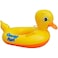 Fitto Infant Pool Float Duck - Inflatable Baby Boat Swimming Ring Trainer with Double Handle, Waist Support