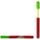 Fitto Foam Water Guns Toys Set 4x38CM - Outdoor Water Blaster for Kids, Pool &amp; Backyard Water Fight Fun, Pack of 4