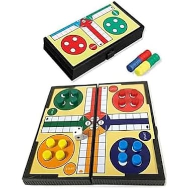Fitto Portable Ludo Travel Game Board &ndash; Compact Family &amp; Road Trip Game for Picnics, Outings, and All Ages
