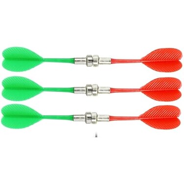 Fitto Magnetic Dart Board Set 12 inches&ndash; Cloth &amp; Plastic Round Dart Board with 6 Darts for Indoor Fun, Skill Development, Compact Storage