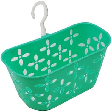 Fitto Bathroom Storage Rack Green - Wall Mounted Organizer for Towels and Toiletries